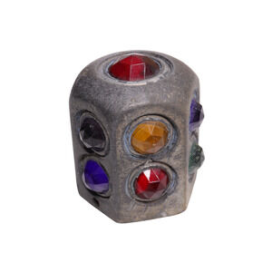 Antique Jeweled Cast Metal Dash Light Cover For Vintage Automobile Motorcycle